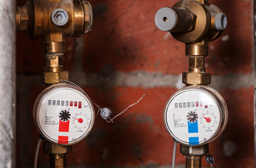 HVAC system flow meters